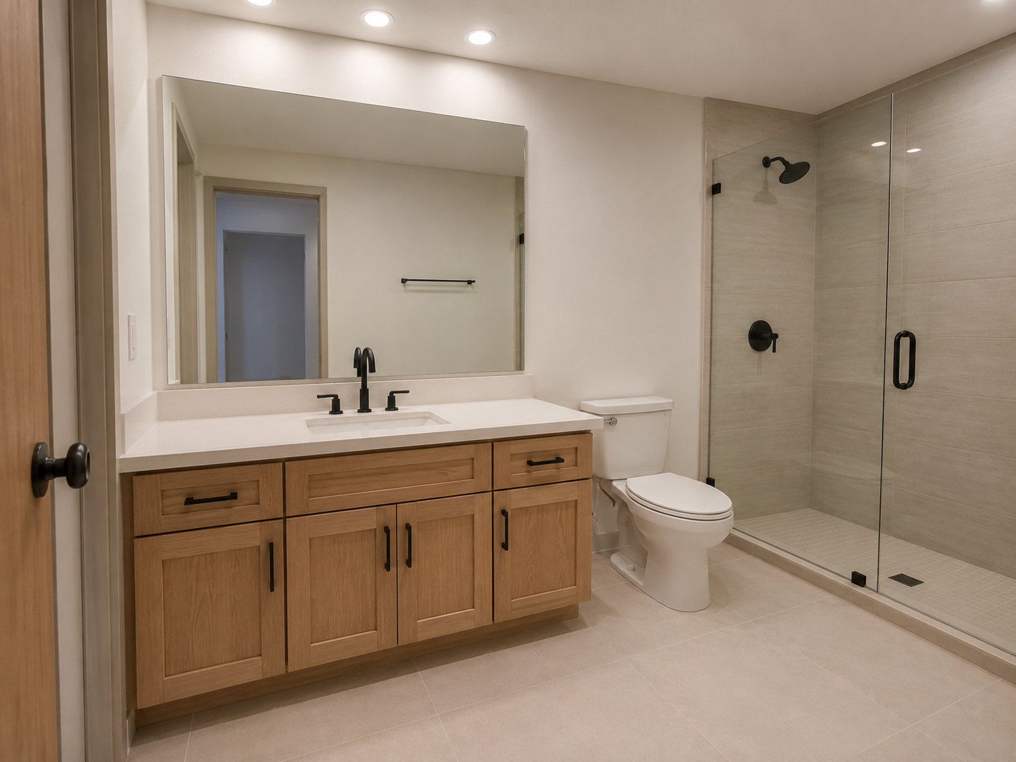 Tub-to-Shower Bathroom Remodel in Studio City