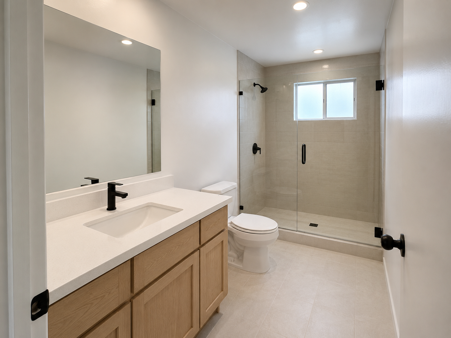 Full Bathroom Remodel with Walk-In Shower