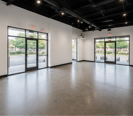 Storefront Shell-to-Showroom Build-Out in Burbank